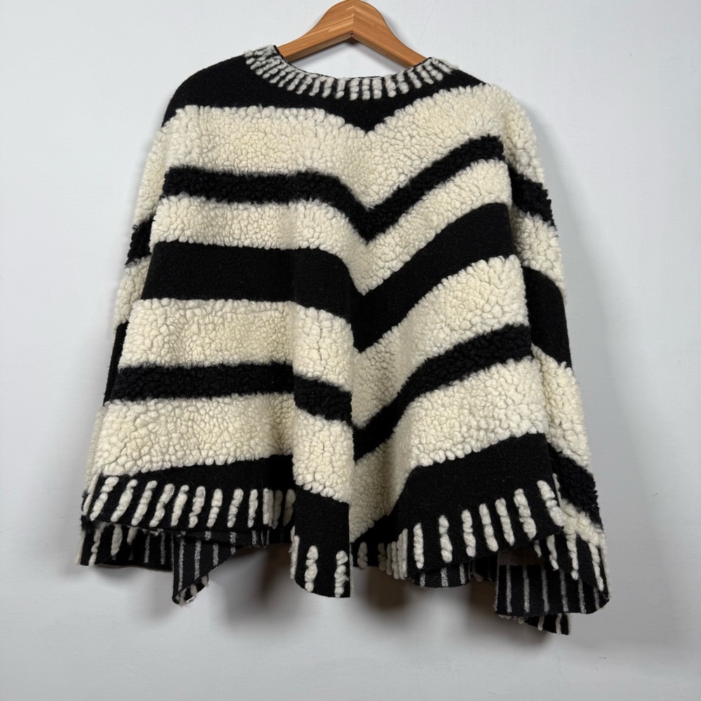 Anthropologie Sherpa Striped Cardigan, O/S - Picture 8 of 10